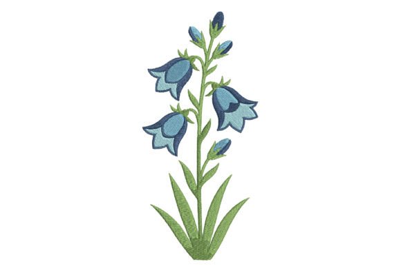 Bluebell Flower Embroidery: A Designer’s Review for Boutique Sweatshirts