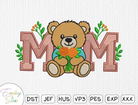 Mother's Day Flowers Embroidery Design Review
