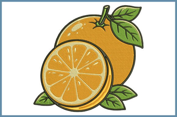 Orange Fruit Embroidery Design: A Seller’s Review for Etsy & Small Shop Use