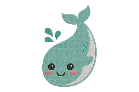 Orca Whale Embroidery Design: Cute, Versatile, and Nursery-Ready