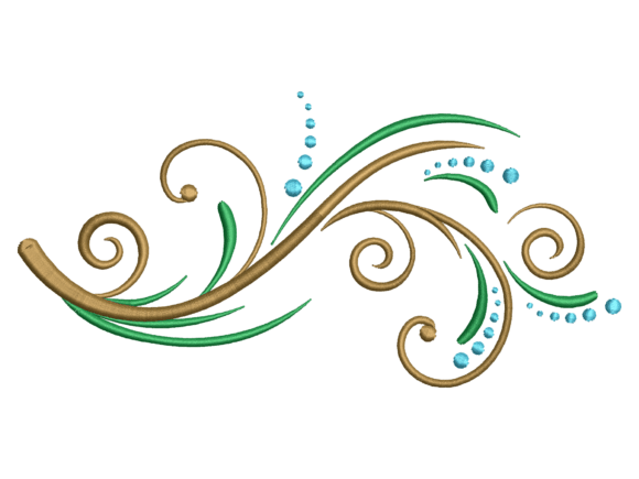 Ottoman Floral Border Embroidery